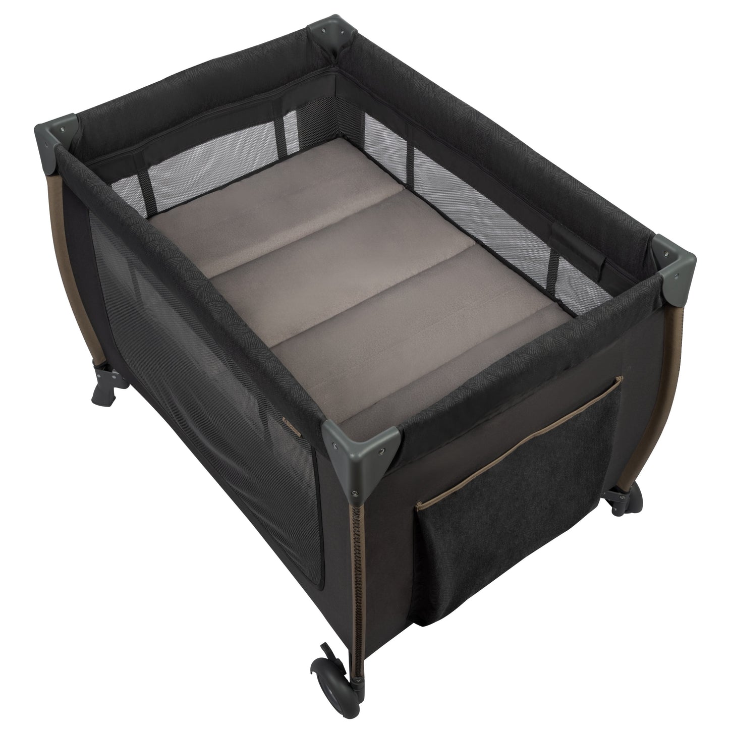 Play Yard with Full Size Rocking Bassinet, Castle Point