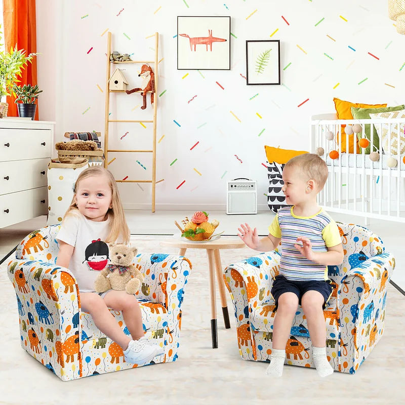 Epstein Kids 7'' Club Chair Chair and Ottoman