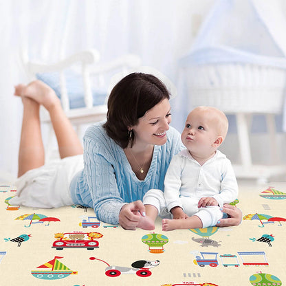 Clearance Baby Play Mat Foldable Baby Crawling Mat Reversible Baby Play Gym Mat Non-Slip