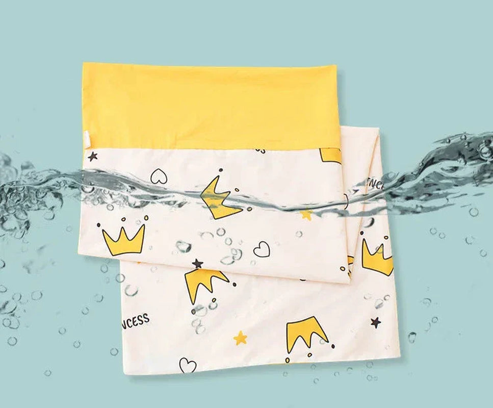 3Pcs Set Newborn Baby Crib Beddings Set Cotton Cartoon Print Color Bedroom Bed Cot Linens Quilt Cover Case Sheets Pillow